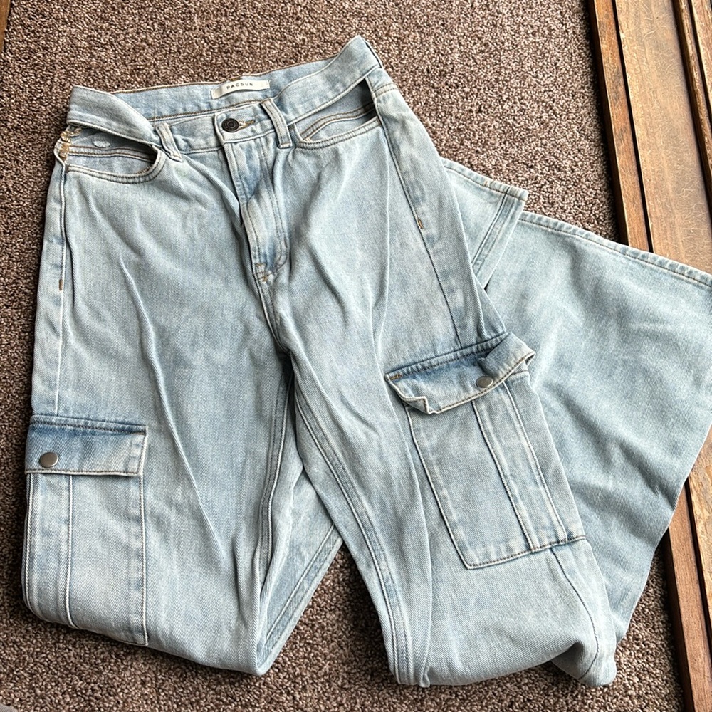 Pacsun High Rise Bootcut Jeans w/ Cutout